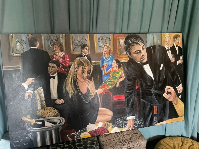 Origineel schilderij van Corrie Leushuis
